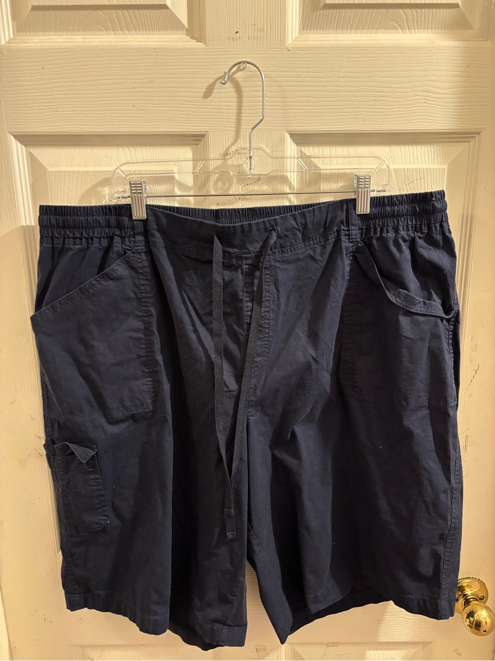 NWOT Cato Women's Hi-Rise Drawstring Cargo Shorts - Navy